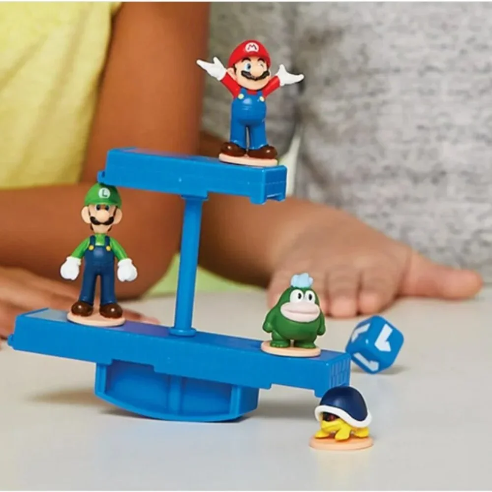 Epoch Games Super Mario Bros. Balancing Game Tabletop Skill Game w/ Collectible